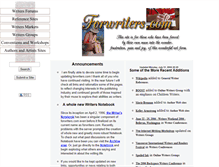 Tablet Screenshot of forwriters.com